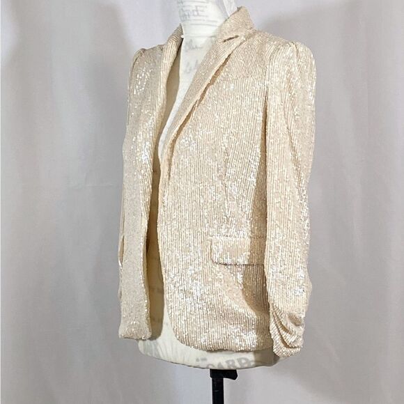 Generation Love Serafina Sequin Open-Front Blazer size S - Picture 10 of 14